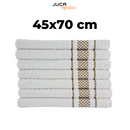 Kit 10 Panos de Prato Atoalhados Malta 100% Algodão + Brinde