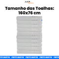 Kit com 10 toalhas banhão Karsten + Brinde