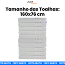 Kit com 10 toalhas banhão Karsten + Brinde