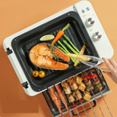 Churrasqueira Automática Rotativa 3 em 1 Elétrica Bivolts + 14 Espetos de Aço Inox + Frete Grátis