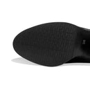 Bota BlackBoot - Cano Longo Em Couro Ecológico Versátil e Estilosa