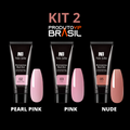 LushGel - Alongamento Fácil de Unhas (Kit Completo ORIGINAL) + BRINDE CABINE DE LUZ UV - 50% OFF