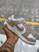 Dunk Nude/Salmao Branco Couro Sintetico
