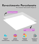 Revestimento Porcelanato Laminado Auto Colante 60x60(valores referente ao kit e não ao m2)