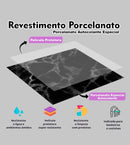 Revestimento Porcelanato Laminado Auto Colante 40x40